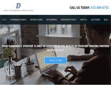 Tablet Screenshot of dataintegrationspecialists.com